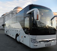 Туристический автобус Yutong, пассажирские перевозки.
